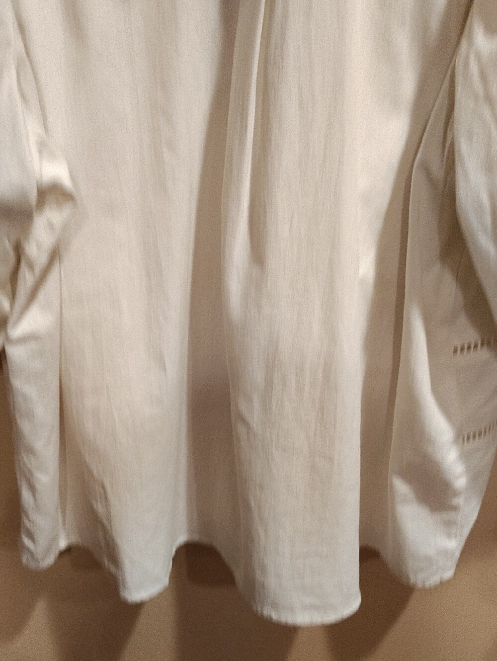 Ava & Viv Plus Sz 1X White Eyelet 3/4 Balloon Sleeves Button-Front Blouse WM - Picture 4 of 9